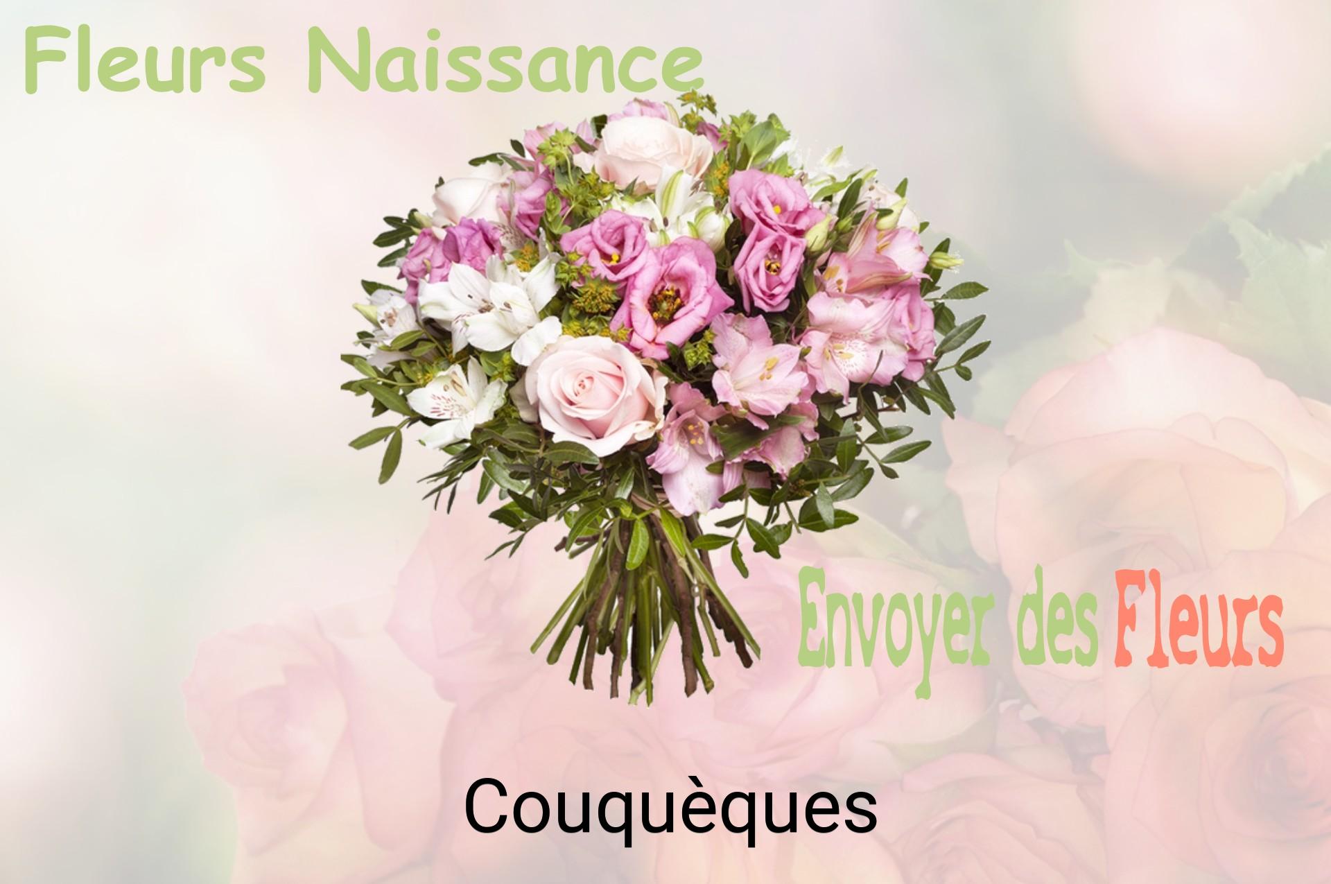 Bouquet de fleurs de naissance livré à Couquèques